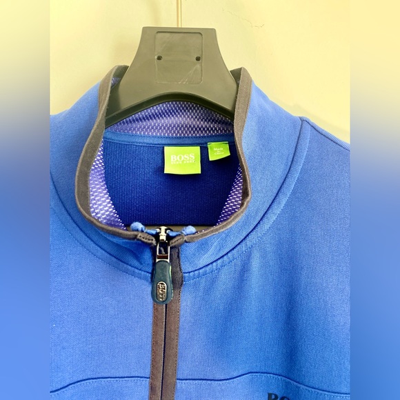 Huge Boss Men’s Blue Zip-Up Jacket - Picture 6 of 9
